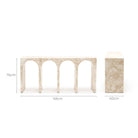 Rialto Console Table - Kunis Breccia Marble