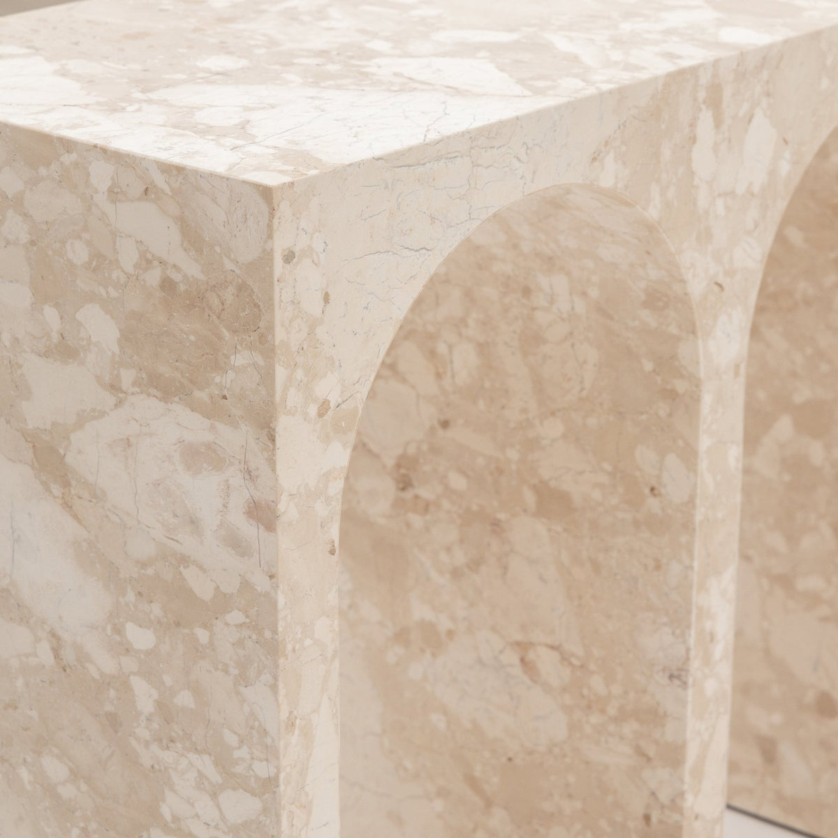 Rialto Console Table - Kunis Breccia Marble