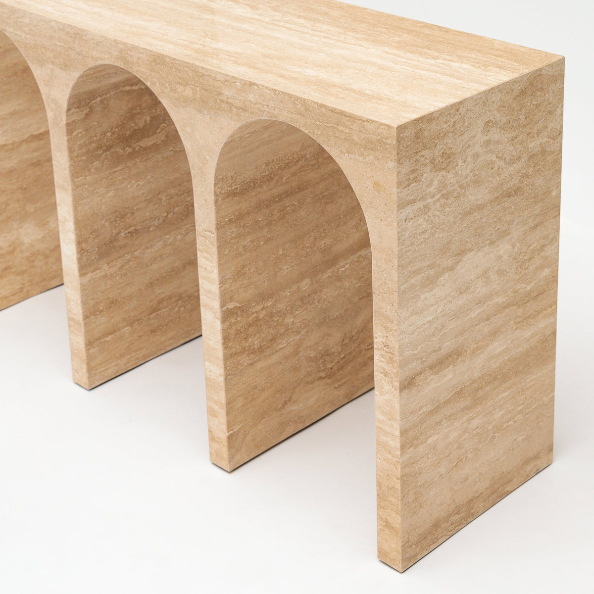 Rialto Console Table - Travertine