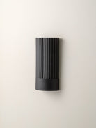 Nitara - Chocolate Ribbed Concrete Wall Light