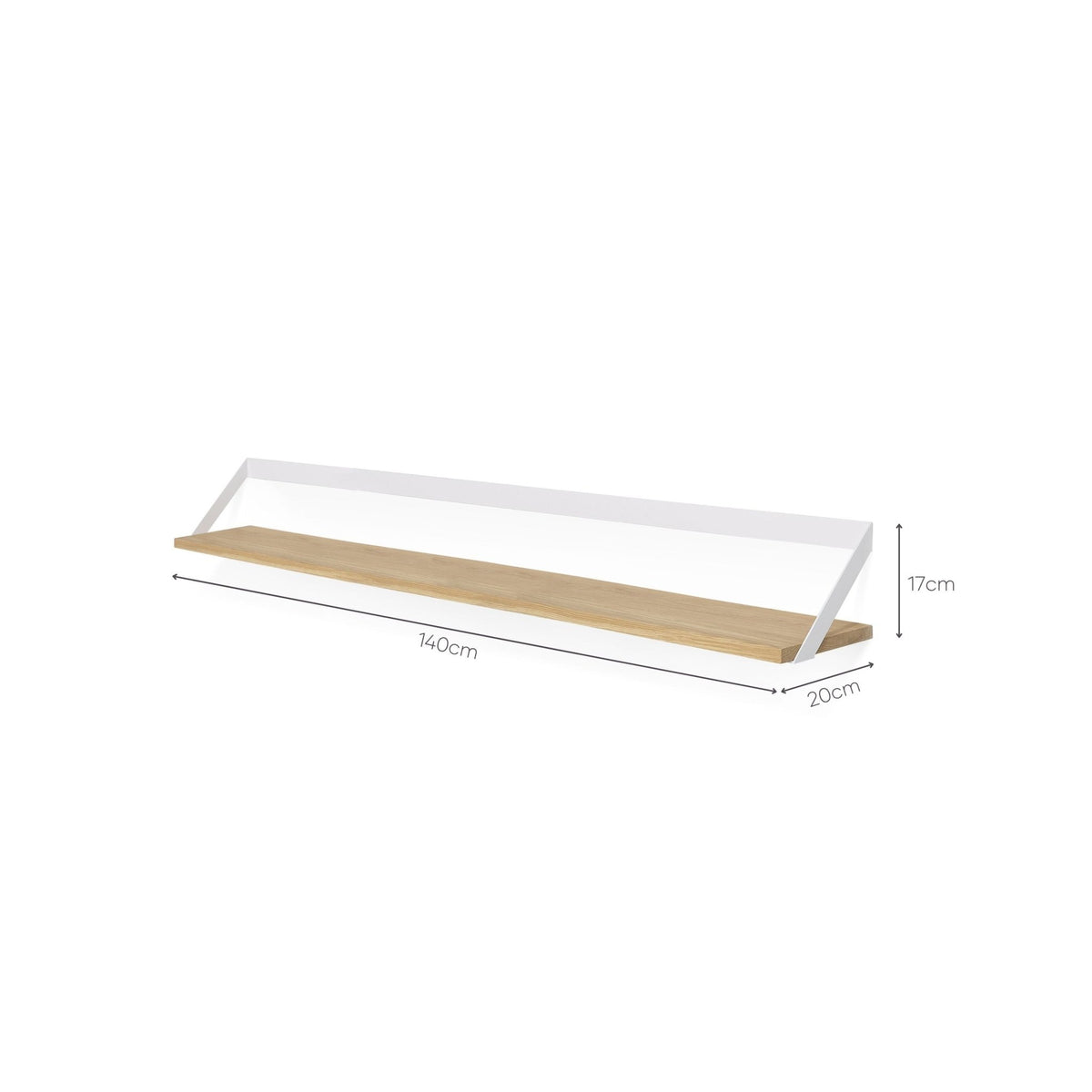 Ribbon Shelf - White - Shelving Ethnicraft Loom Collection Dubai
