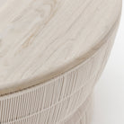 Riviera Coffee Table - Chalk & Aged Teak