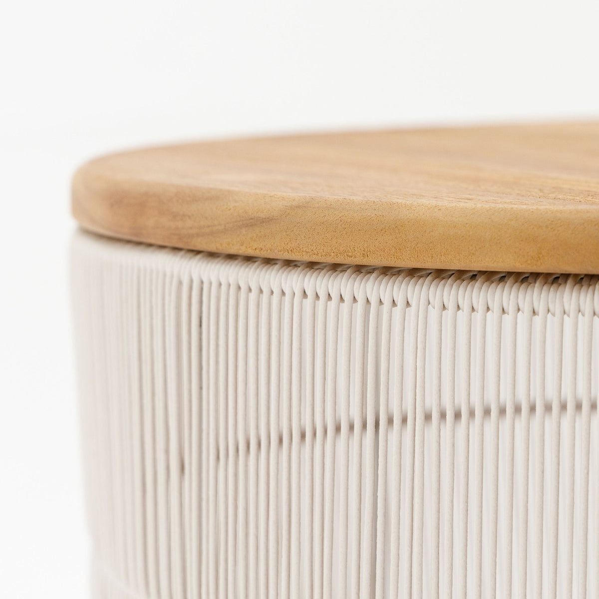 Riviera Side Table - Chalk & Honey - Side Tables Loom Collection Loom Collection Dubai