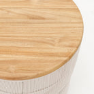 Riviera Side Table - Chalk & Honey - Side Tables Loom Collection Loom Collection Dubai
