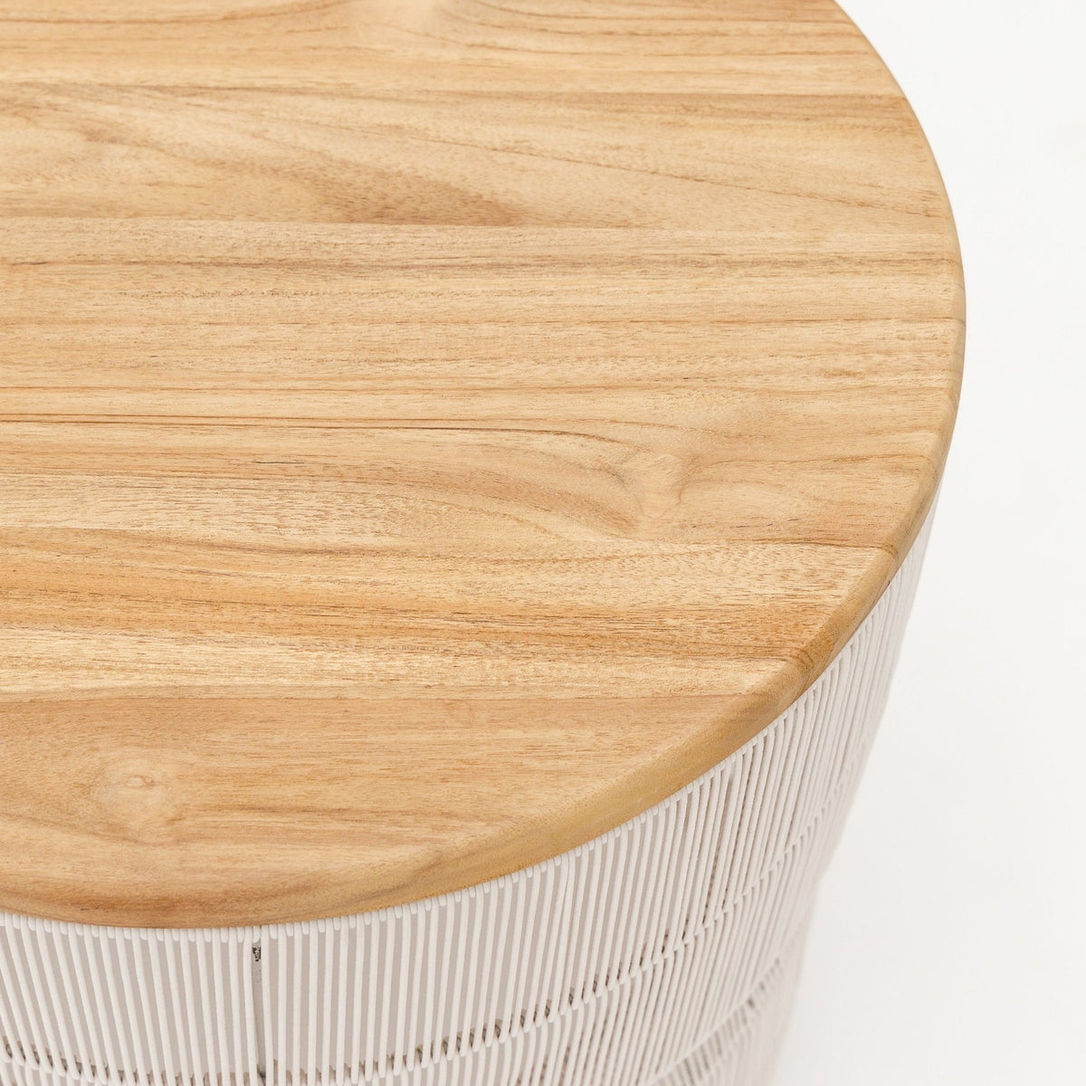 Riviera Side Table - Chalk & Honey - Side Tables Loom Collection Loom Collection Dubai