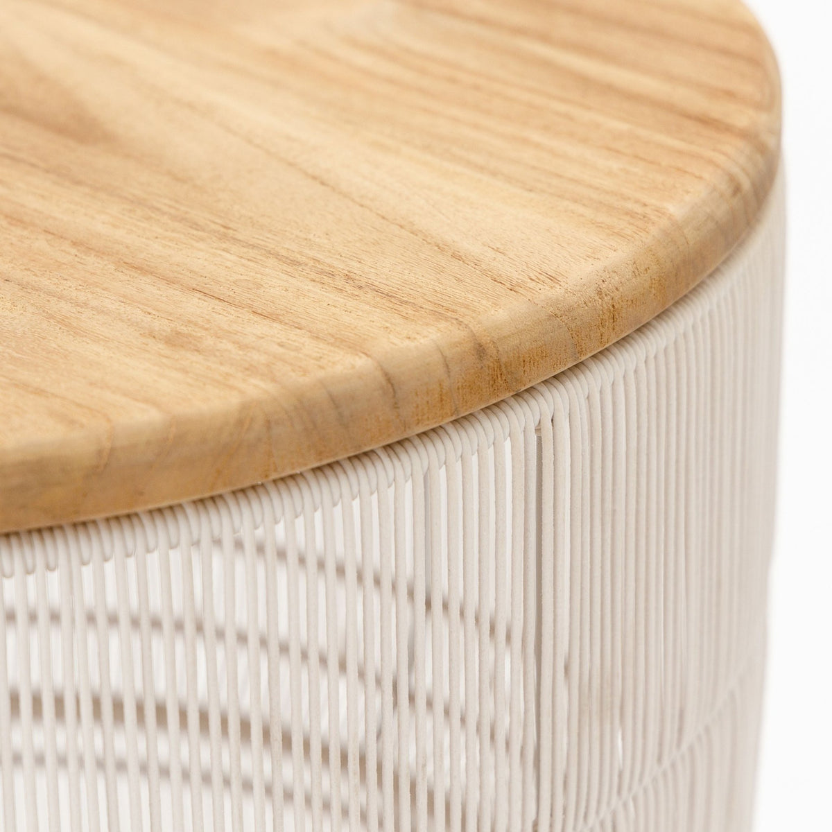 Riviera Side Table - Chalk & Honey - Side Tables Loom Collection Loom Collection Dubai