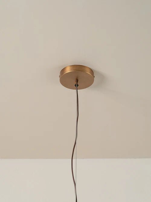 Rocio - 16 Light Aged Brass And Opal Chandelier - Loom Collection