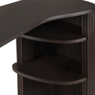 Roller Max Desk - Mahogany Dark Brown - Desks Ethnicraft Loom Collection Dubai