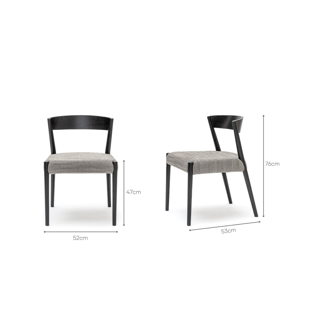 Ronda Chair - Black & Java - Loom Collection