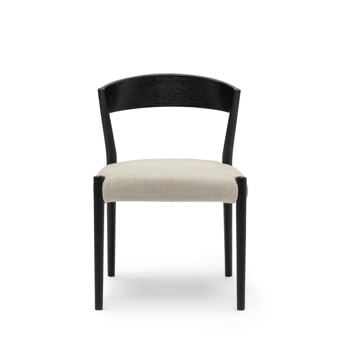 Ronda Chair - Black & Oatmeal