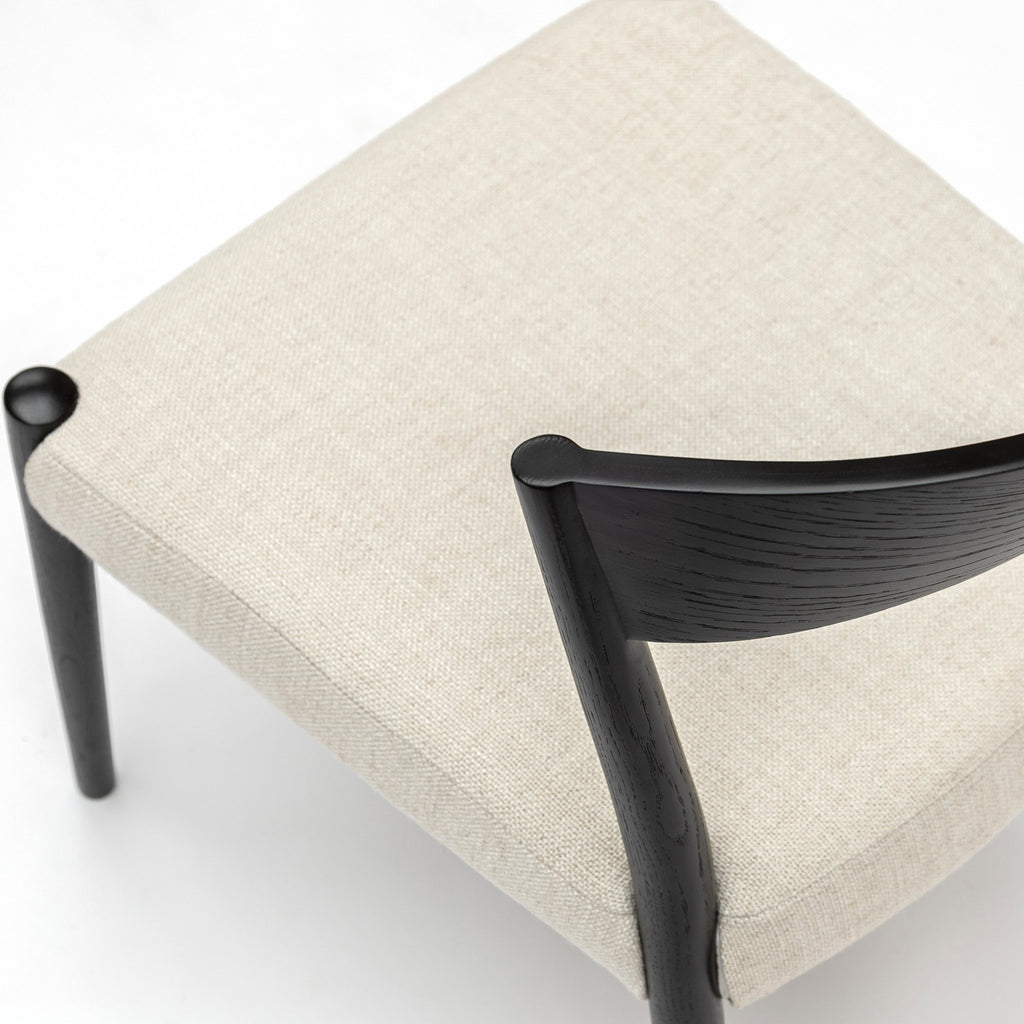 Ronda Chair - Black & Oatmeal - Loom Collection