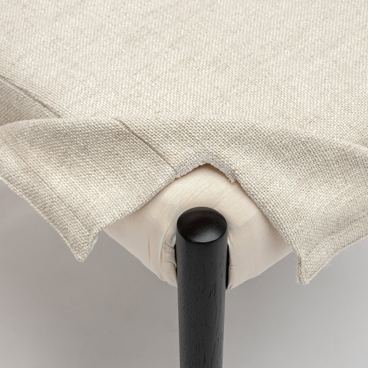 Ronda Chair - Black & Oatmeal