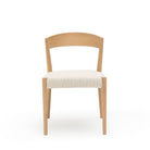 Ronda Chair - Blonde Oak & Oatmeal - Dining Chairs Tolv Loom Collection Dubai