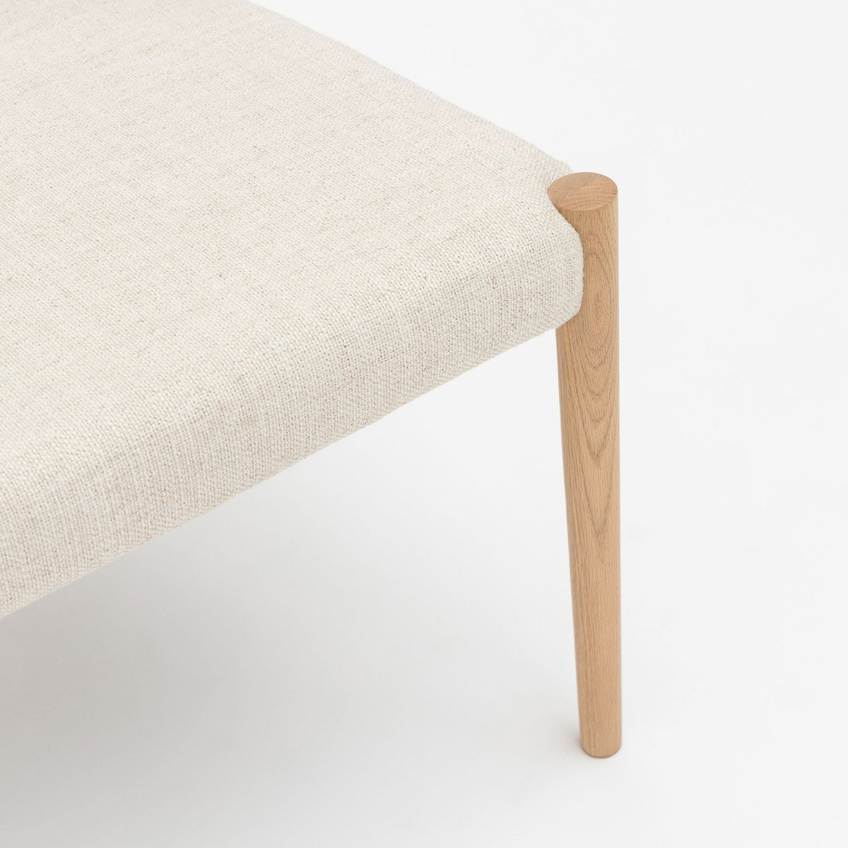 Ronda Chair - Blonde Oak & Oatmeal - Dining Chairs Tolv Loom Collection Dubai