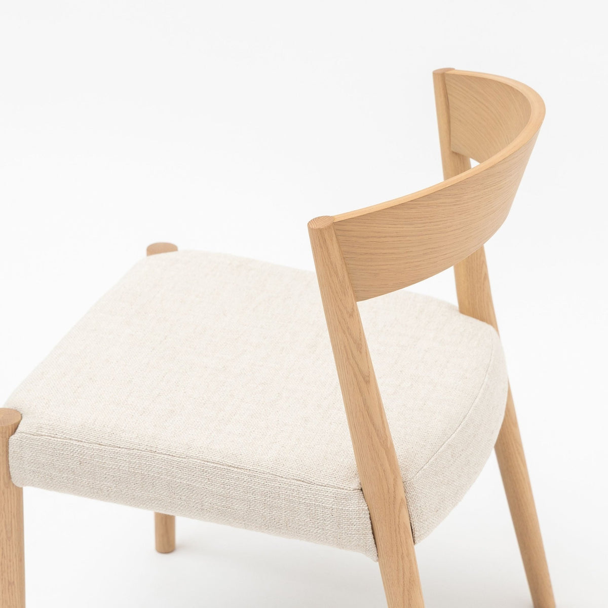 Ronda Chair - Blonde Oak & Oatmeal - Dining Chairs Tolv Loom Collection Dubai