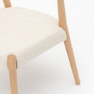 Ronda Chair - Blonde Oak & Oatmeal - Dining Chairs Tolv Loom Collection Dubai