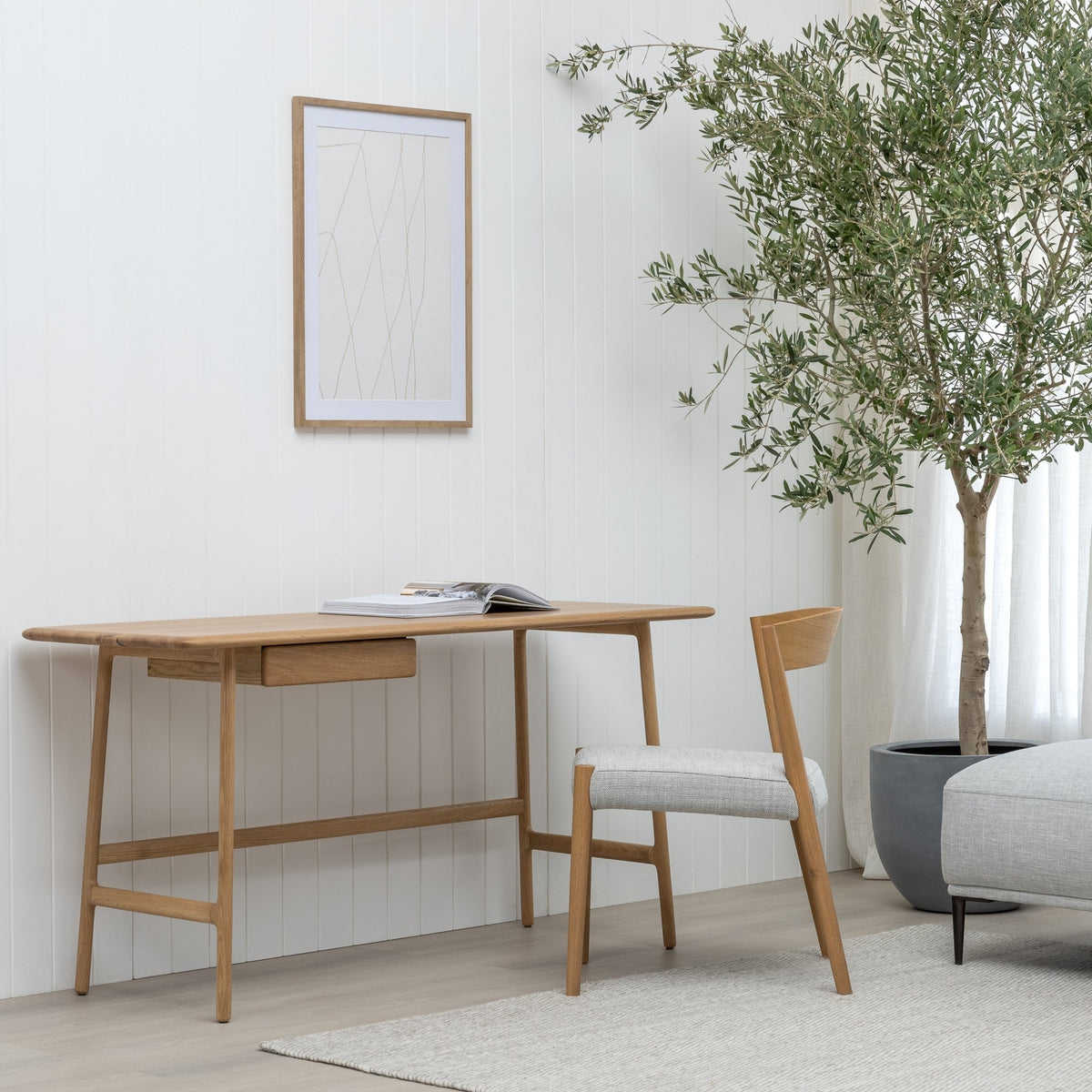 Ronda Chair - Light Oak & Diamond