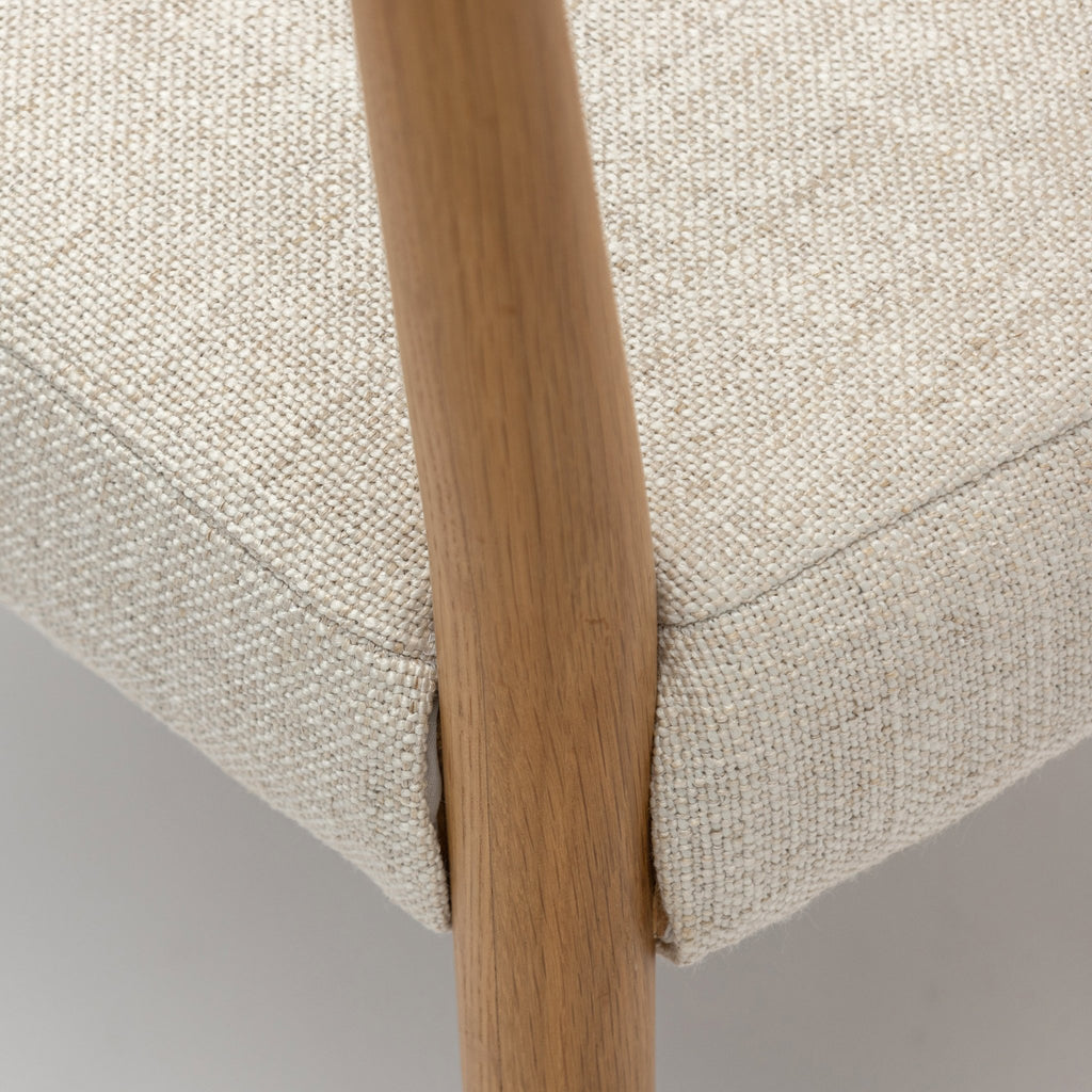 Ronda Chair - Light Oak & Oatmeal - Loom Collection