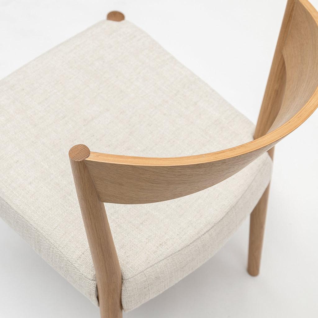 Ronda Chair - Light Oak & Oatmeal - Loom Collection