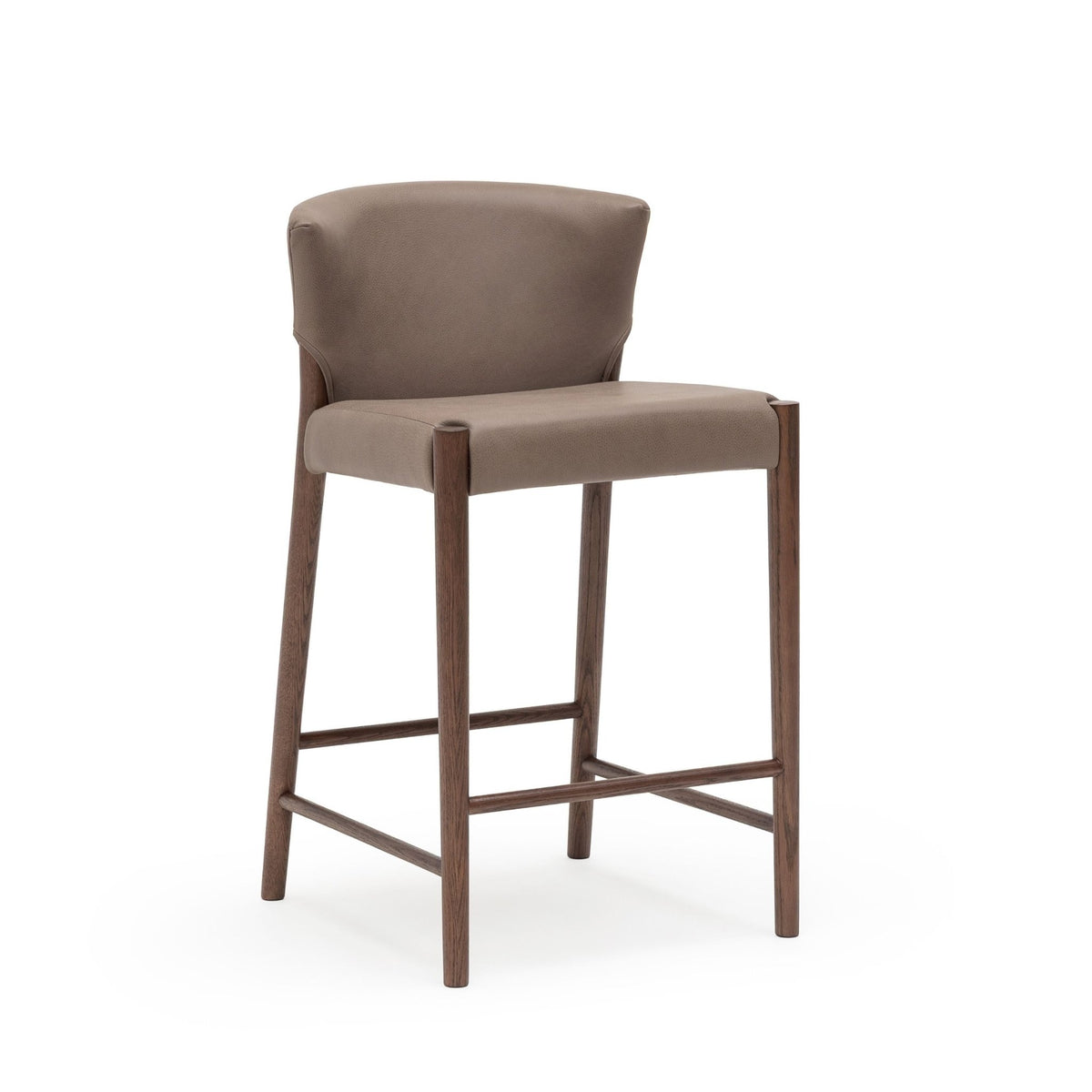 Ronda Counter Chair - Espresso Oak & Montana Anvil - Bar & Counter Stools Tolv Loom Collection Dubai