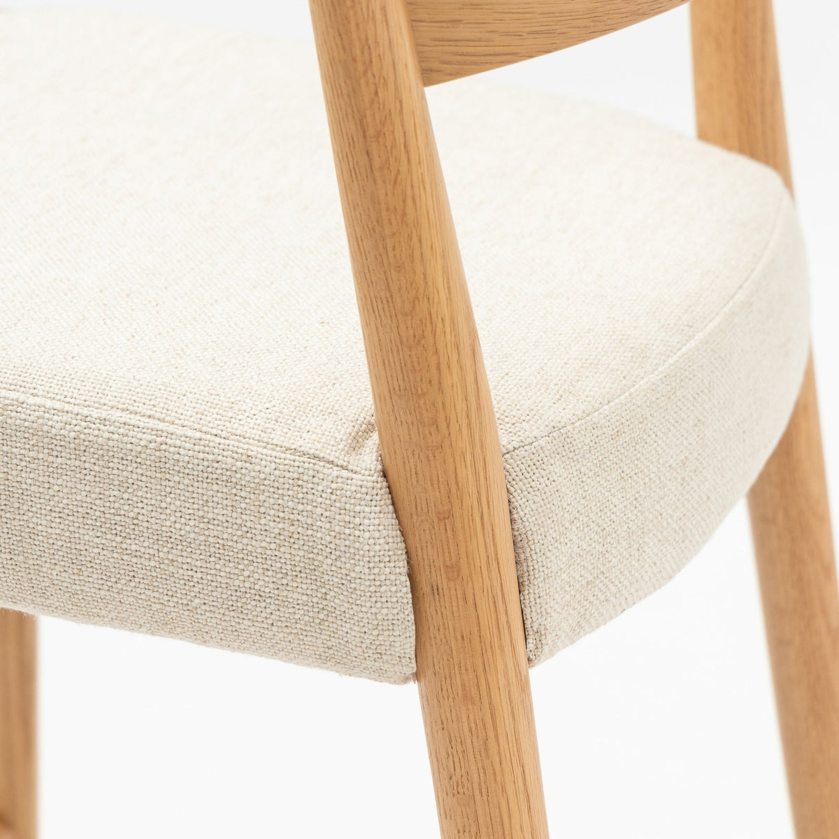 Ronda Counter Chair - Light Oak & Oatmeal