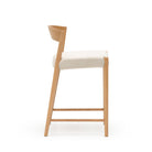 Ronda Counter Chair - Light Oak & Oatmeal