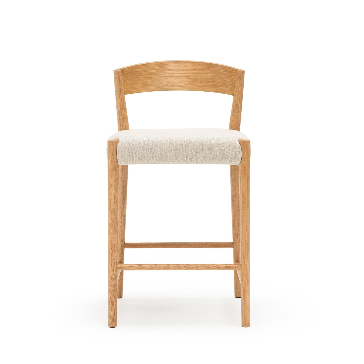 Ronda Counter Chair - Light Oak & Oatmeal
