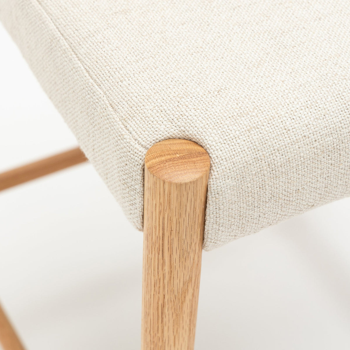Ronda Counter Chair - Light Oak & Oatmeal