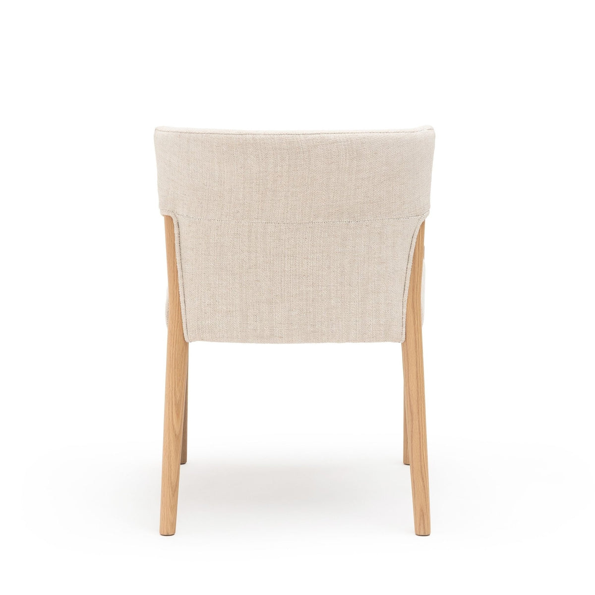Ronda Dining Chair - Blonde Oak & Oatmeal - Dining Chairs Tolv Loom Collection Dubai