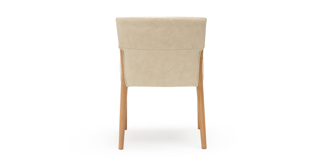 Ronda Dining Chair - Light Oak & Alabama Limestone.