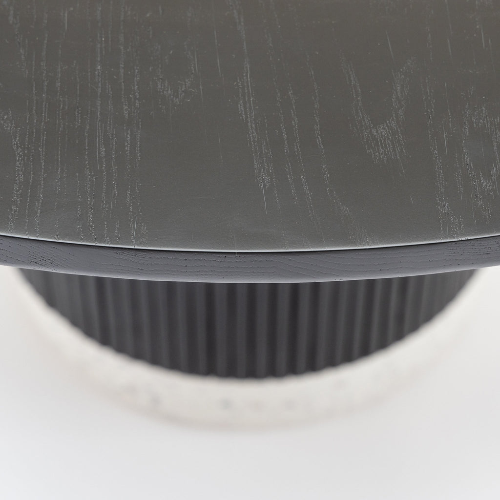 Rotunda Dining Table - Black Oak