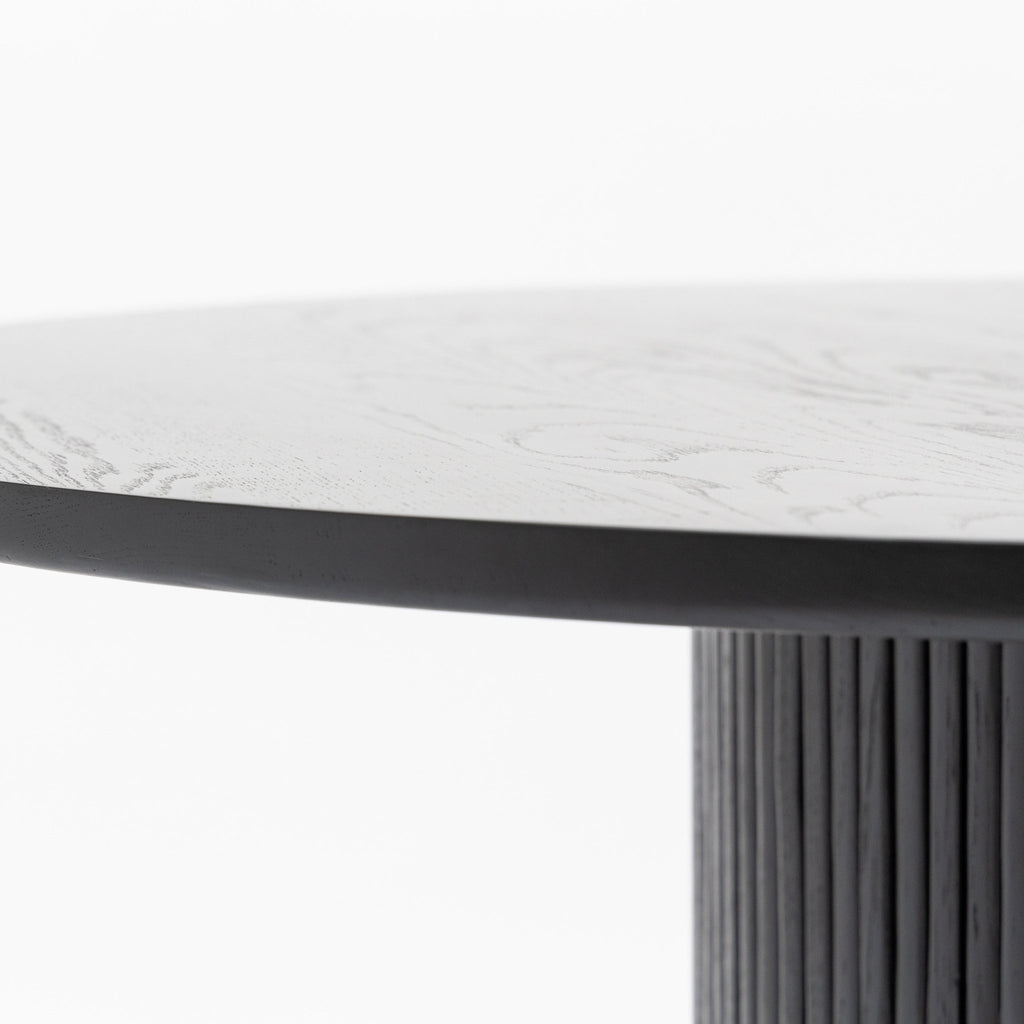 Rotunda Dining Table - Black Oak
