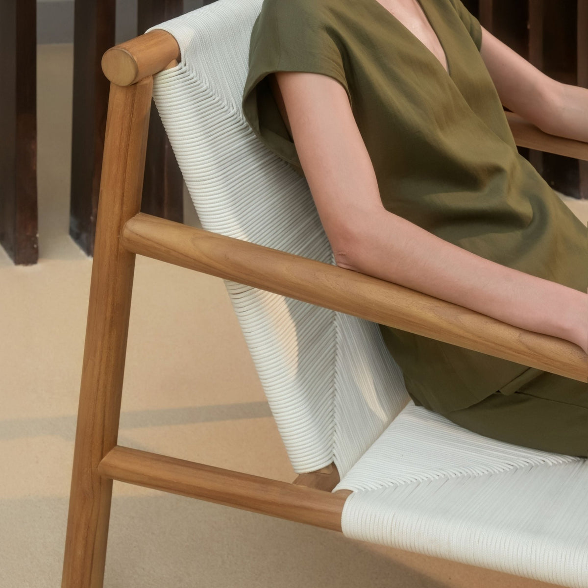 Rowan Lounge Chair - Outdoor Occasional Chairs Loom Collection Loom Collection Dubai