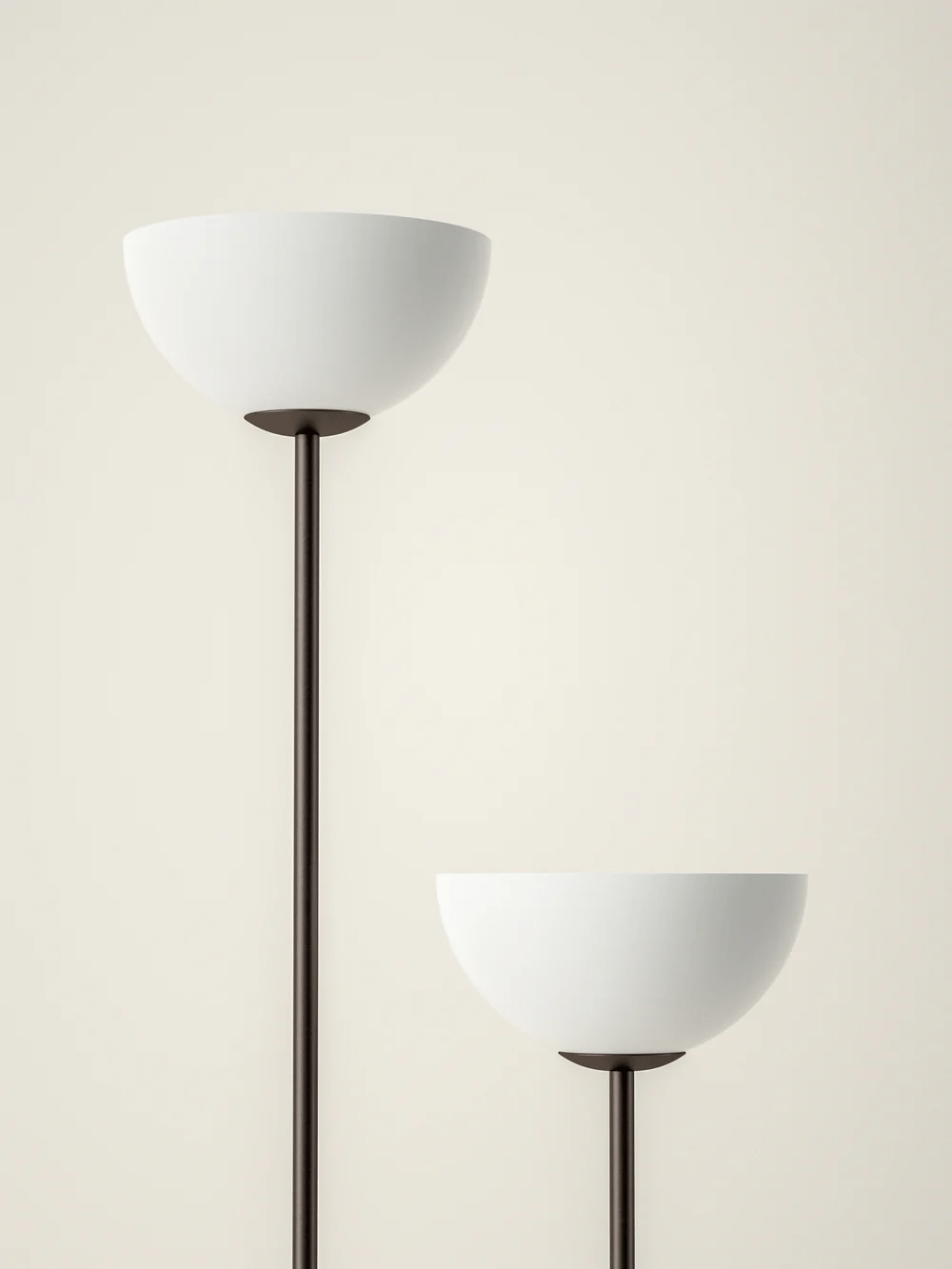 Ruzo - 2 Light Bronze And Porcelain Floor Lamp