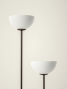 Ruzo - 2 Light Bronze And Porcelain Floor Lamp