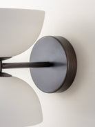 Ruzo - 2 Light Bronze And Porcelain Wall Light