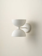 Ruzo - 2 Light Porcelain White Wall Light
