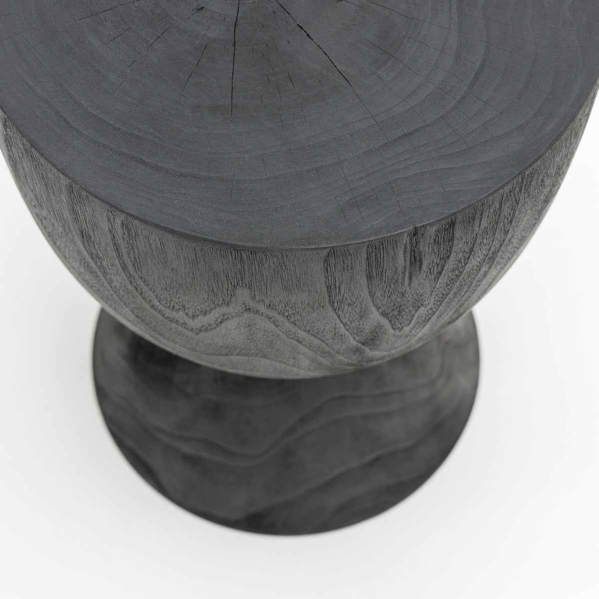Sacha Stool - Charcoal - Side Tables Loom Collection Loom Collection Dubai