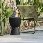 Sacha Stool - Charcoal - Side Tables Loom Collection Loom Collection Dubai