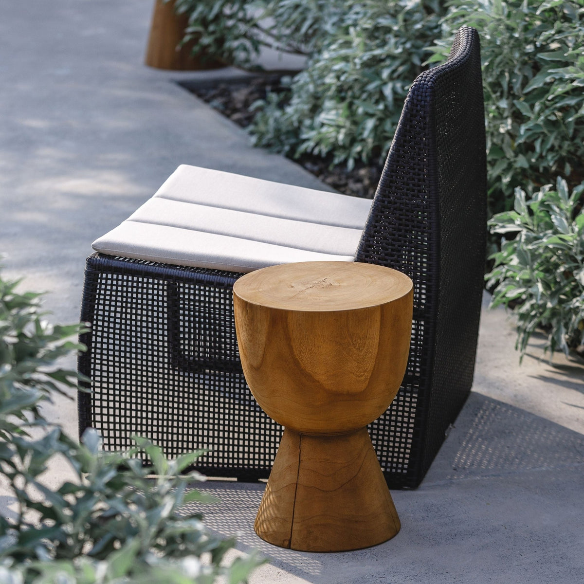 Sacha Stool - Natural - Side Tables Loom Collection Loom Collection Dubai