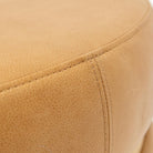 Saga Stool - Light Oak & Pecan Leather - Ottomans Tolv Loom Collection Dubai