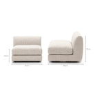 Sandro Armless - Fog - Sofa Loom Collection Loom Collection Dubai