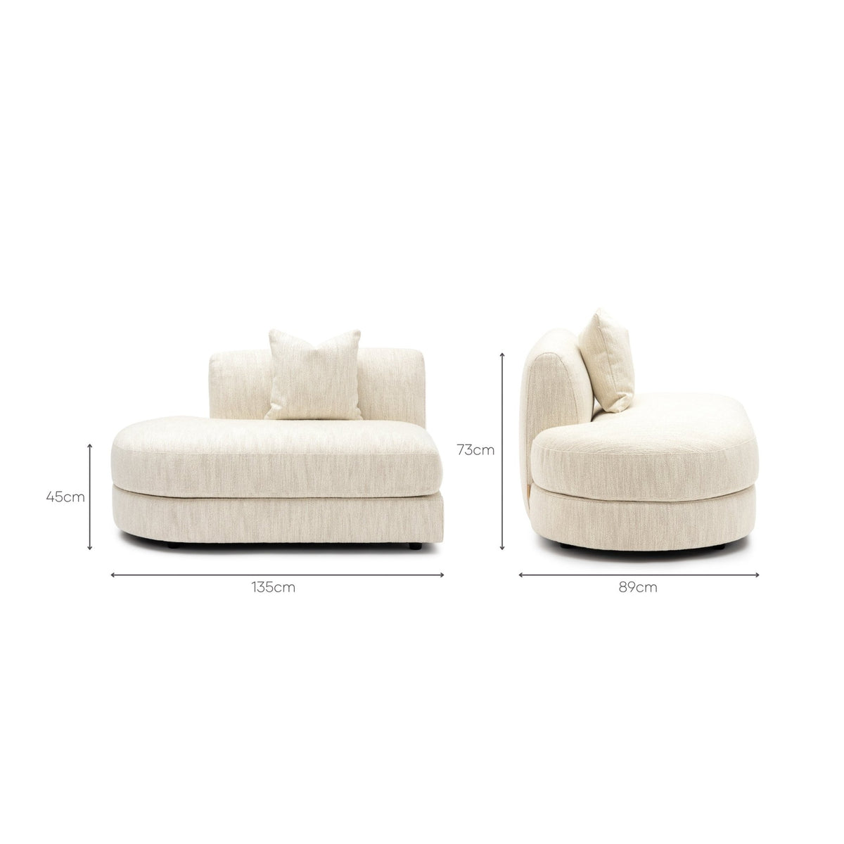 Sandro Left Open End - Almond