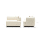 Sandro Right Arm - Almond - Sofa Loom Collection Loom Collection Dubai