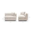 Sandro Right Arm - Fog - Sofa Loom Collection Loom Collection Dubai