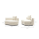 Sandro Right Chaise - Almond