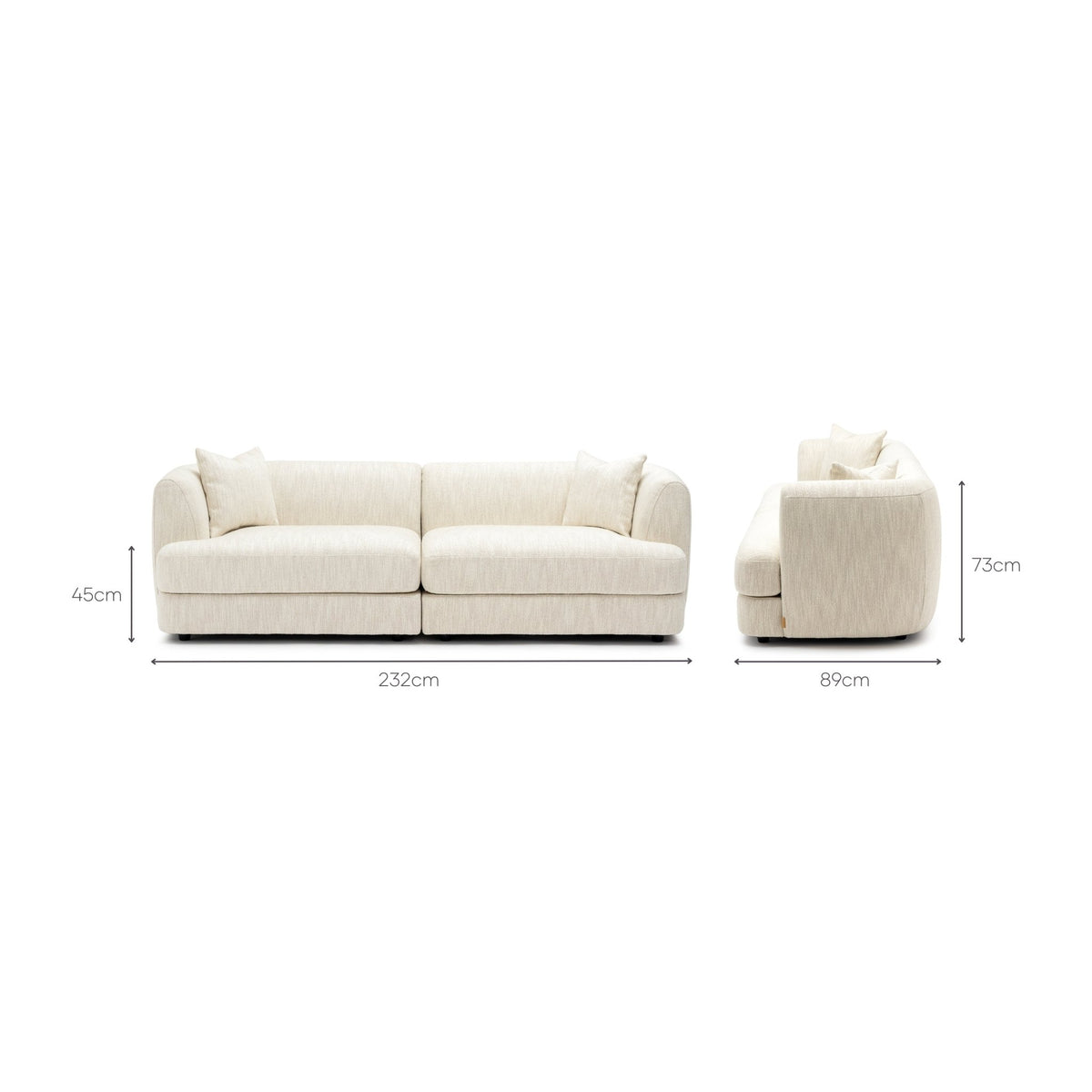 Sandro Sofa - Almond L1