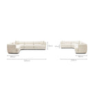 Sandro Sofa - Almond L11 - Modular Sofas Loom Collection Loom Collection Dubai
