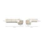 Sandro Sofa - Almond L11 - Modular Sofas Loom Collection Loom Collection Dubai