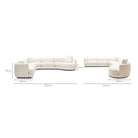 Sandro Sofa - Almond L15 - Modular Sofas Loom Collection Loom Collection Dubai